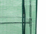 Raised Bed with Greenhouse Cover Rattan Look 80x40x140 cm 4015833