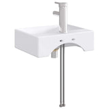 Bathroom Wash Basin Chrome 39 x 30.5 x 12.5 cm Metal 890220