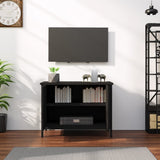 TV Cabinet with Doors Black 60x35x45 cm Engineered Wood 826295