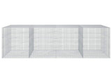 Gabion with 5 mm Wire and 5x5 cm Mesh 400x100x150 cm 3464378