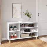 Shoe Cabinet High Gloss White 102x36x60 cm Engineered Wood 819742