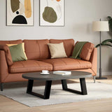 Coffee Table Legs U-Shaped 2 pcs Black 60x cm Steel 4012748