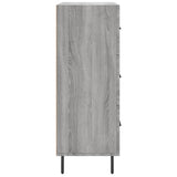 Sideboard Grey Sonoma 69.5x34x90 cm Engineered Wood 827874