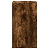 Corner Chest of Drawers Smoked Oak 40x41x76 cm Engineered Wood 852865