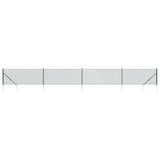 Chain Link Fence with Spike Anchors Green 1x10 m 153921