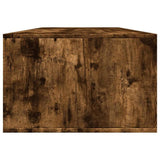 Coffee Table Smoked Oak 102x55x35 cm Engineered Wood 848014