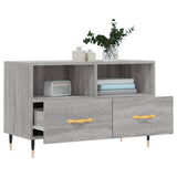 TV Cabinet Grey Sonoma 80x36x50 cm Engineered Wood 828954
