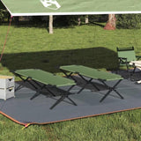 Folding Camping Bed Folding Manual Amy yellow Oxford fabric 42003184