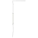 Walk-in Shower Wall ESG Glass with Stone Design 90x195 cm 146651