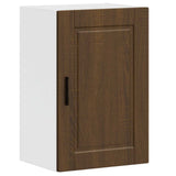 Kitchen Wall Cabinet Porto Brown Oak Engineered Wood 854034