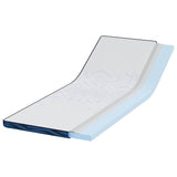 Mattress Pads White and blue 80 x 200 cm Gel Memory Foam 4106254