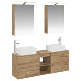 Bathroom Furniture Set 5 pcs Artisan Oak 3406838