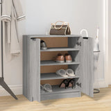 Shoe Cabinet Grey Sonoma 59x35x70 cm Engineered Wood 817103