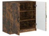 Sideboard Smoked Oak 66 x 34.5 x 87 cm Engineered Wood 895740