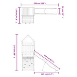 Outdoor Playset Solid Wood Douglas 3156983