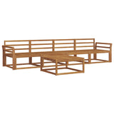 Outdoor Sofa Set 5 pcs Natural Solid Acacia Wood 3367157