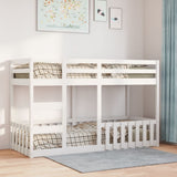 Bunk Bed White 90x190 cm Solid Wood Pine 3308593