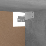 Wardrobe Concrete Grey 100x32.5x35 cm Engineered Wood 808237