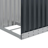 Log Holder Anthracite 40x45x100 cm Galvanised Steel 364557