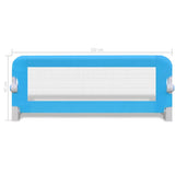 276087 Toddler Safety Bed Rail 2 pcs Blue 102x42 cm