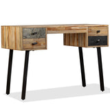 Writing Desk Solid Reclaimed Teak 110x50x76 cm 245402