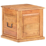 Chest Natural wood Solid acacia wood Small Storage Chest Square 289649