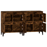 Sideboards 2 pcs Smoked Oak 60x35x70 cm Engineered Wood 3185764