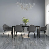 Dining Chairs 6 pcs Grey PP 3082358