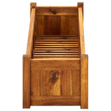 Garden Raised Bed Acacia Wood 100x30x25 cm 42566