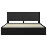 Bed Frame with Storage and Headboard Black 180 x 200 cm 3413924