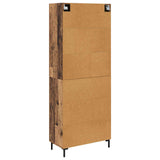 Highboard Old Wood 69.5 x 34 x 180 cm Engineered Wood 3415832
