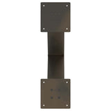 Coffee Table Legs X-Shaped 2 pcs Natural Steel 60x cm Steel 4012963