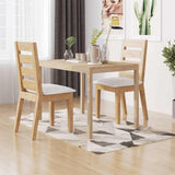 Dining Table 110x70x75 cm Solid Wood Acacia 345081