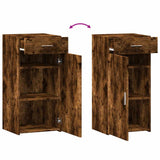 Sideboard Smoked Oak 45x42.5x93 cm Engineered Wood 846289