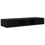 Studio Desk Black Oak 152 x 40 x 19.5 cm Engineered Wood 8006669