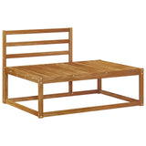 Outdoor Sofa Set Natural Solid Acacia Wood 3368137