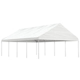 Gazebo with Roof White 8.92x5.88x3.75 m Polyethylene 3155520