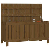 Garden Storage Box Honey Brown 108x42.5x54 cm Solid Wood Pine 823832