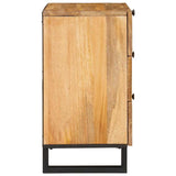 Bedside Cabinet Natural 50 x 33 x 62 cm Solid Mango Wood 4018053