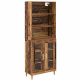 Highboard Old Wood 69.5 x 32.5 x 180 cm Engineered Wood 3415808