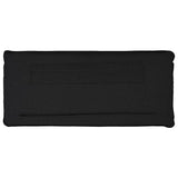 Upholstered Headboard Natural and Black 160 cm Solid Pine Wood 880005