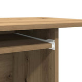 Computer Desk Artisan Oak 80x50x75 cm Engineered Wood 856053