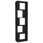 Book Cabinet/Room Divider Black 45x24x159 cm Engineered Wood 800109
