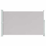 Patio Retractable Side Awning 180x300 cm Grey 313401