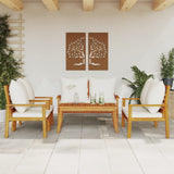 5 Piece Garden Lounge Set with Cushions Solid Wood Acacia 3211801