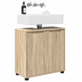 Bathroom Basin Cabinet with Shelf Sonoma Oak 60 x 30 x 60 cm 888749