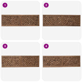 Bed Headboard Natural Solid Teak Wood 42024563