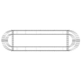 Gabion Raised Bed Galvanised Iron 190x50x50 cm 152025