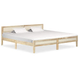 Bed Frame without Mattress Solid Mango Wood 200 cm 288429