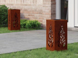 Solar LED Pathway Light 2 pcs Bronze Weathering Steel 879799